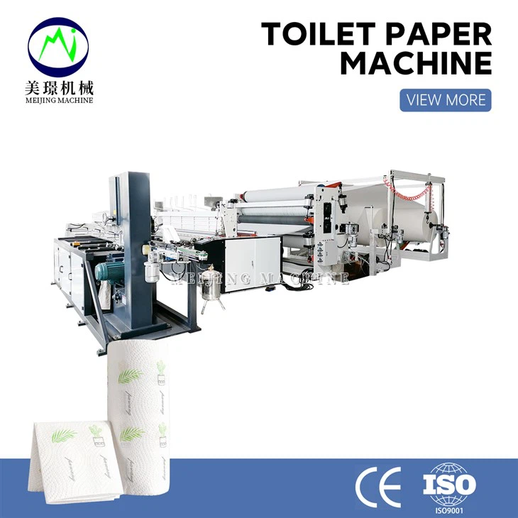 Toilet Paper Tissue Rewinder Machine